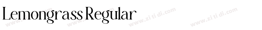 Lemongrass Regular字体转换 Lemongrass Regular字体转换